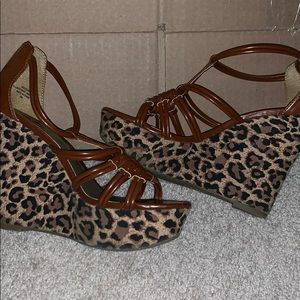Guess Cheetah Wedge